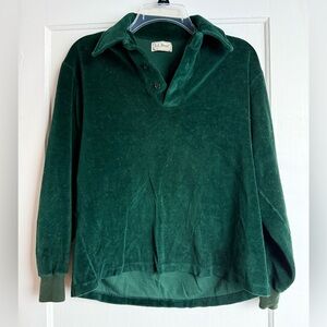 1980s LL Bean Velvet sweatshirt